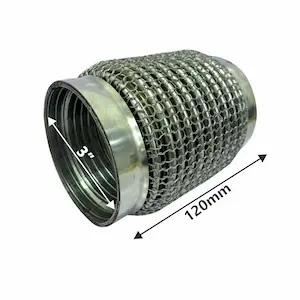 Flexible Coupling Wire Mesh 3" 120mm Stainless Steel