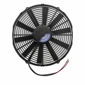 Proform Universal Brushless Fan, 12V, Puller, Straight Blade 14" 2900 CFM