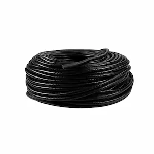 Reinforced vacuum hose 8mm Black